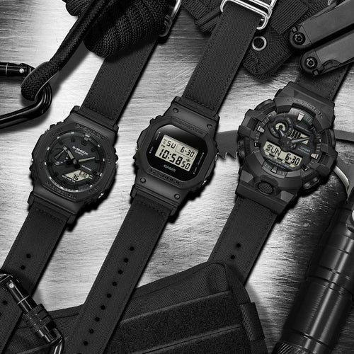 Load image into Gallery viewer, CASIO G-SHOCK Mod. THE ORIGIN - BLACK CORDURA ECO FABRIC STRAP SERIE-2
