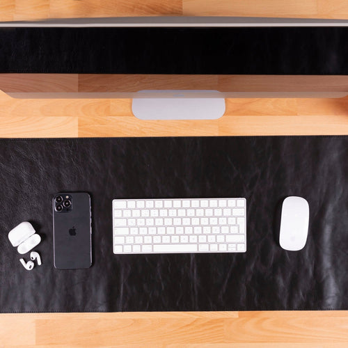 Load image into Gallery viewer, Natural Leather Desk Mat-1
