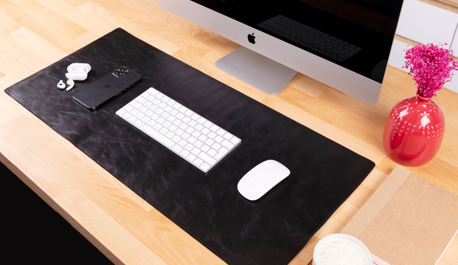 Natural Leather Desk Mat-0