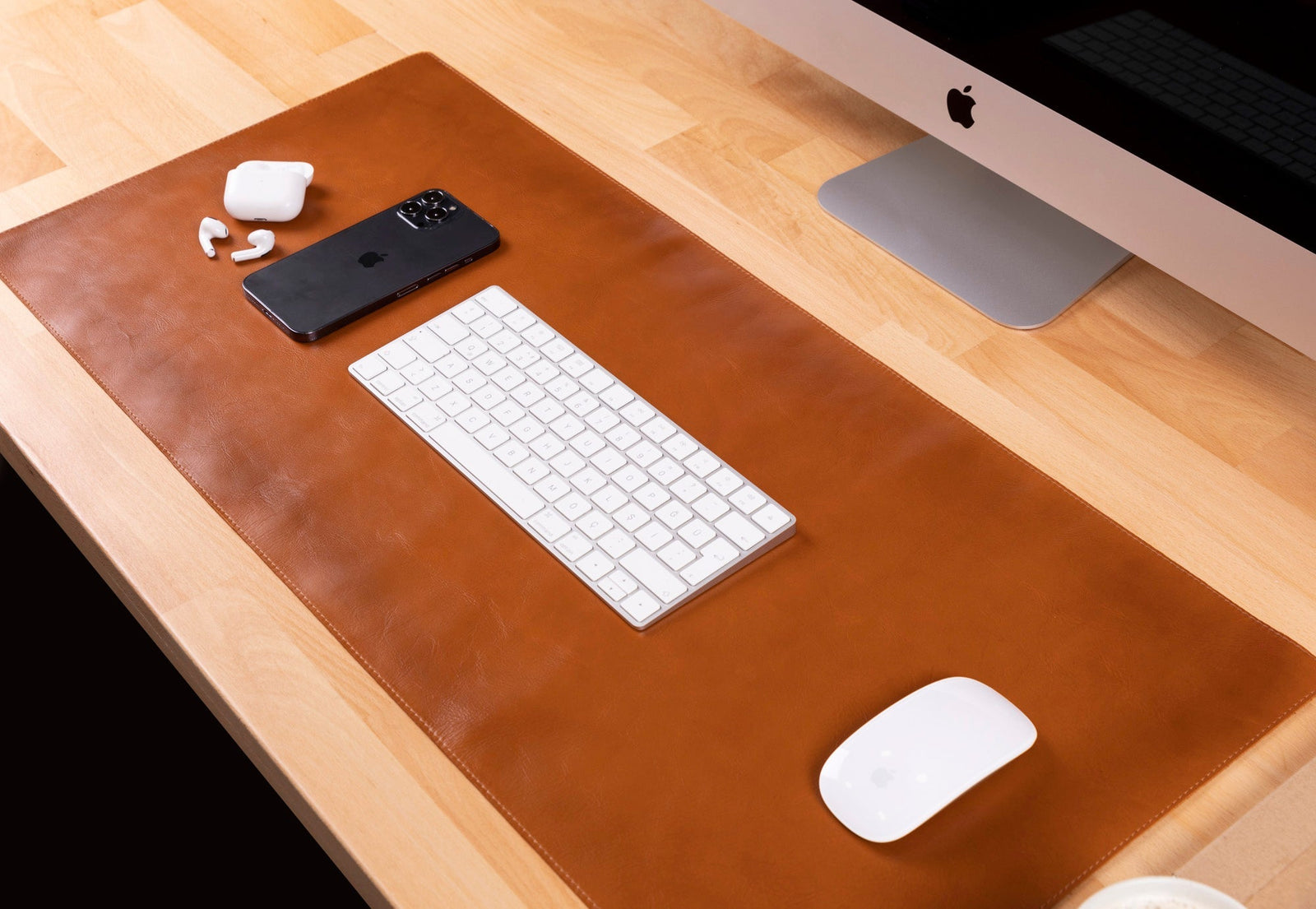 Natural Leather Desk Mat-5