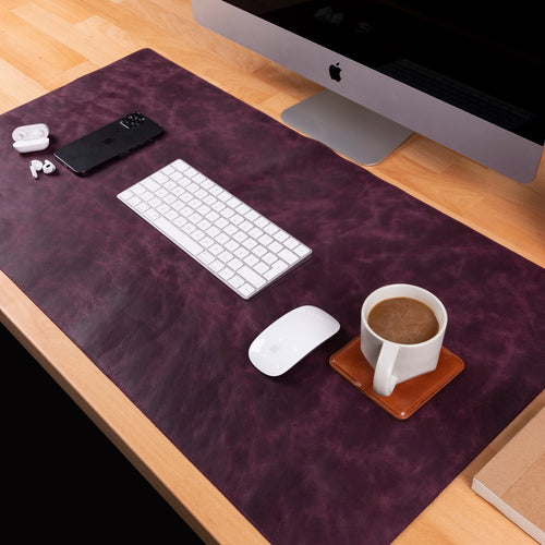 Load image into Gallery viewer, Natural Leather Desk Mat-9
