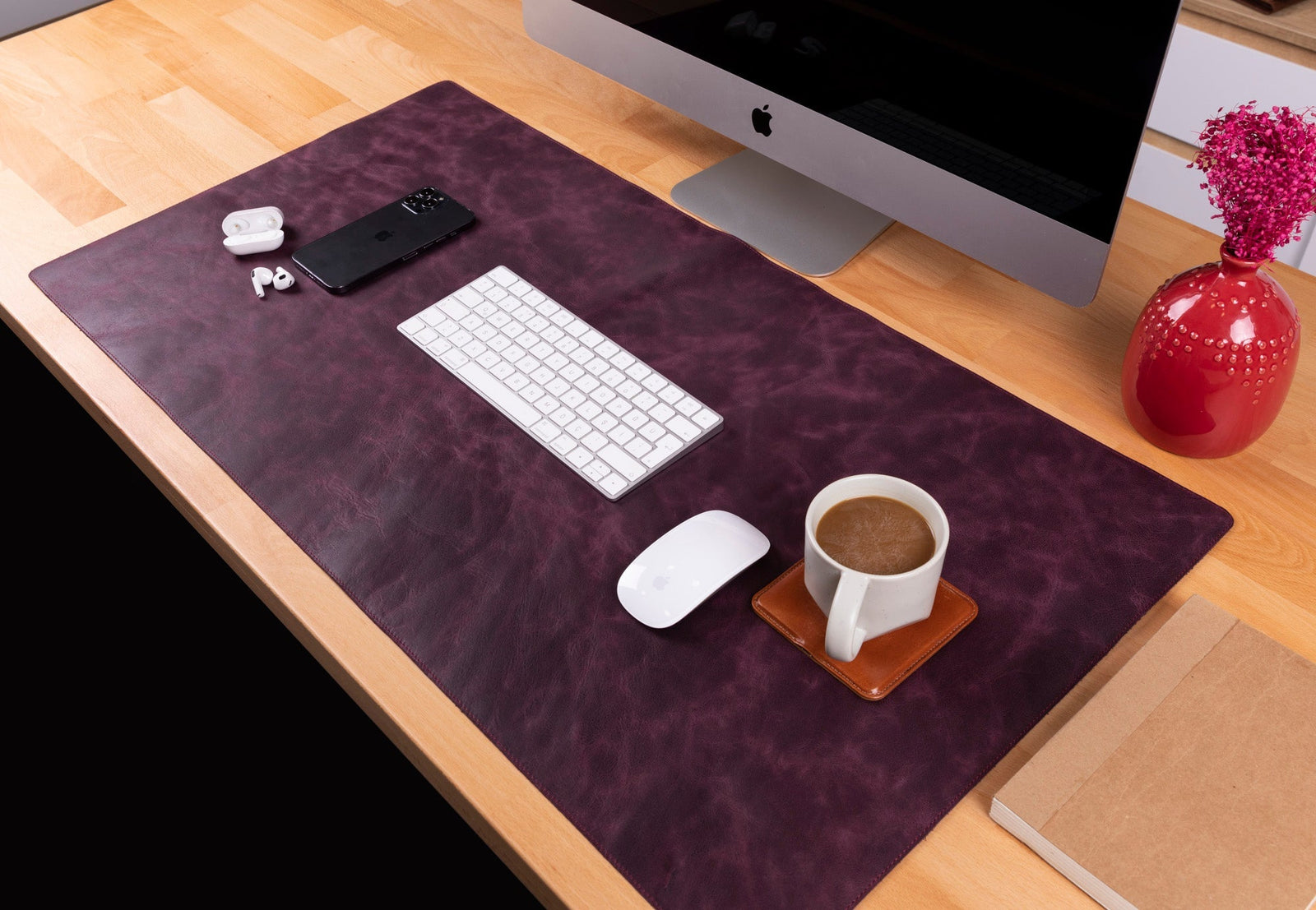 Natural Leather Desk Mat-9