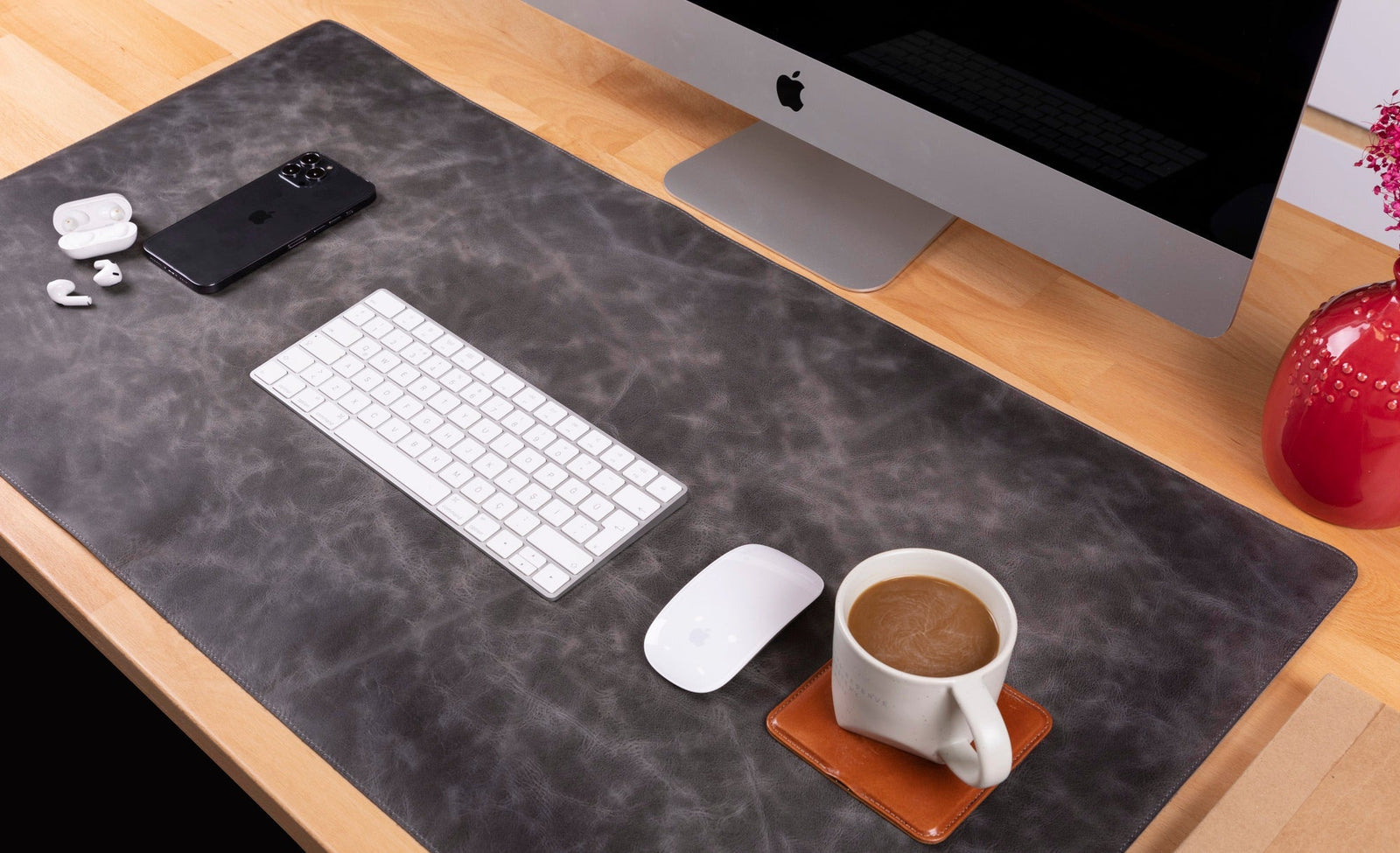 Natural Leather Desk Mat-13
