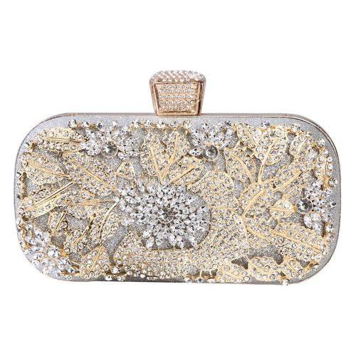 Load image into Gallery viewer, Diamond Evening Clutch Bag For Women Wedding Golden Clutch Purse Chain
