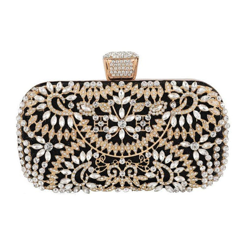 Load image into Gallery viewer, Diamond Evening Clutch Bag For Women Wedding Golden Clutch Purse Chain
