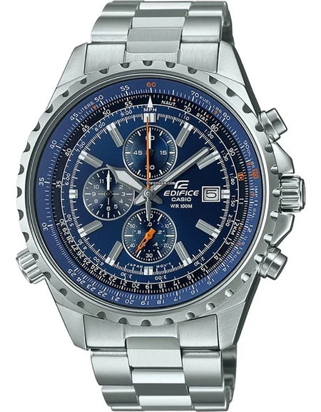 CASIO EDIFICE Mod. SLIDE RULE XL CHRONO - BLUE-0
