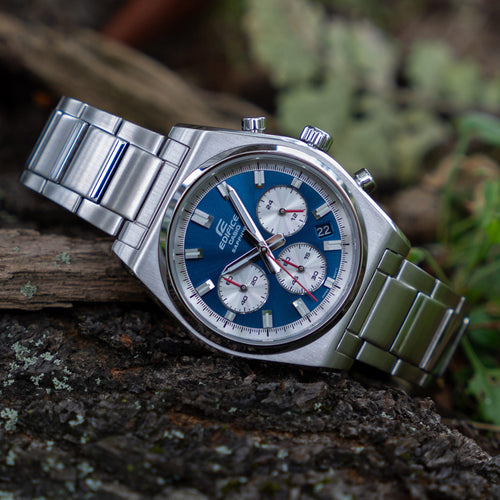 Load image into Gallery viewer, CASIO EDIFICE Mod. MOTORSPORT CHRONOGRAPH BLUE-2
