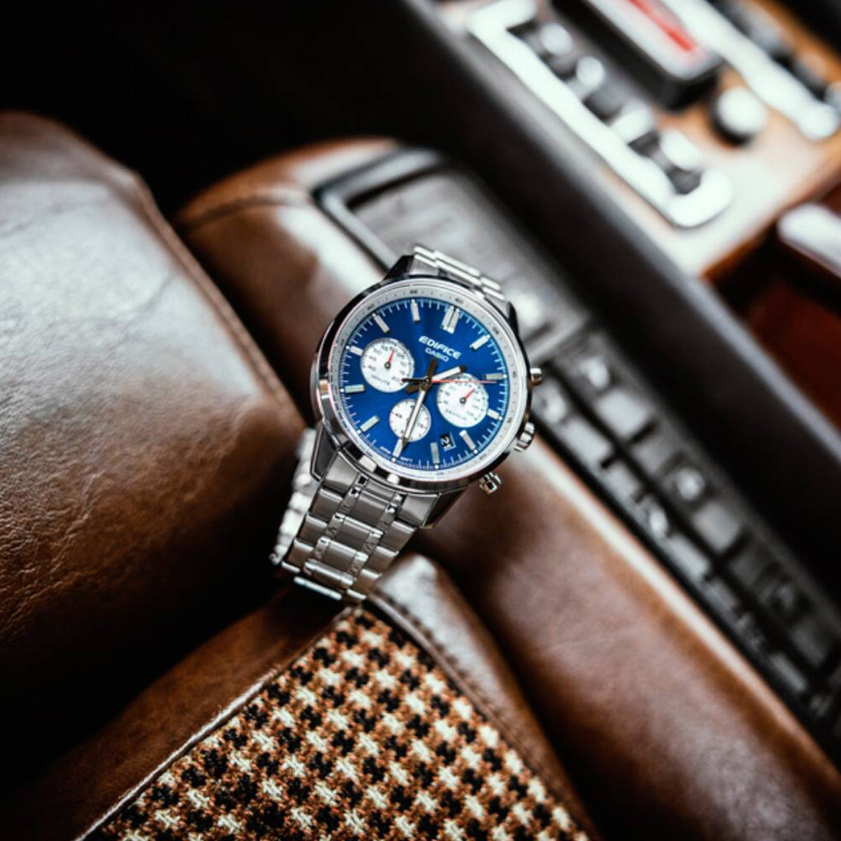 CASIO EDIFICE Mod. STANDARD CHRONOGRAPH - BLUE-1