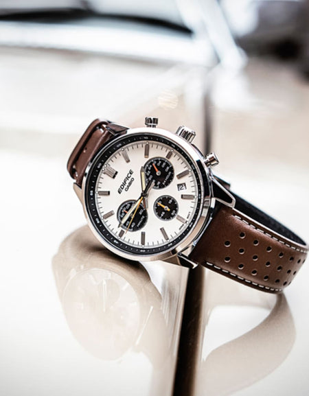 CASIO EDIFICE Mod. STANDARD CHRONOGRAPH - CHAMPAGNE-1