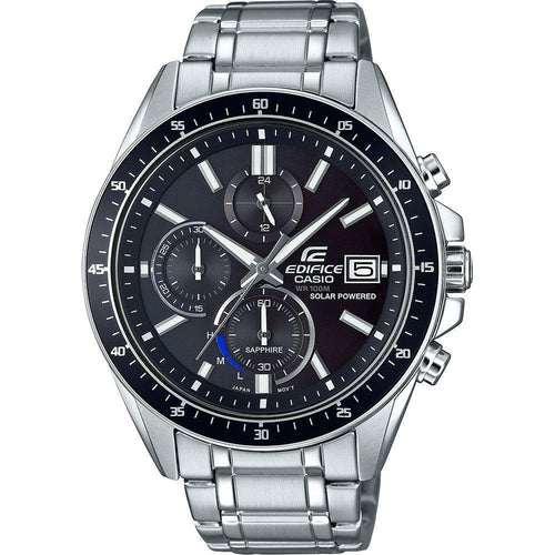 Load image into Gallery viewer, CASIO EDIFICE SLIM Mod. SOLAR POWERED CHRONOGRAPH - BLACK-0
