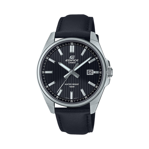 Load image into Gallery viewer, CASIO EDIFICE Mod. CLASSIC DATE - LEATHER, BLACK ***SPECIAL PRICE***-0
