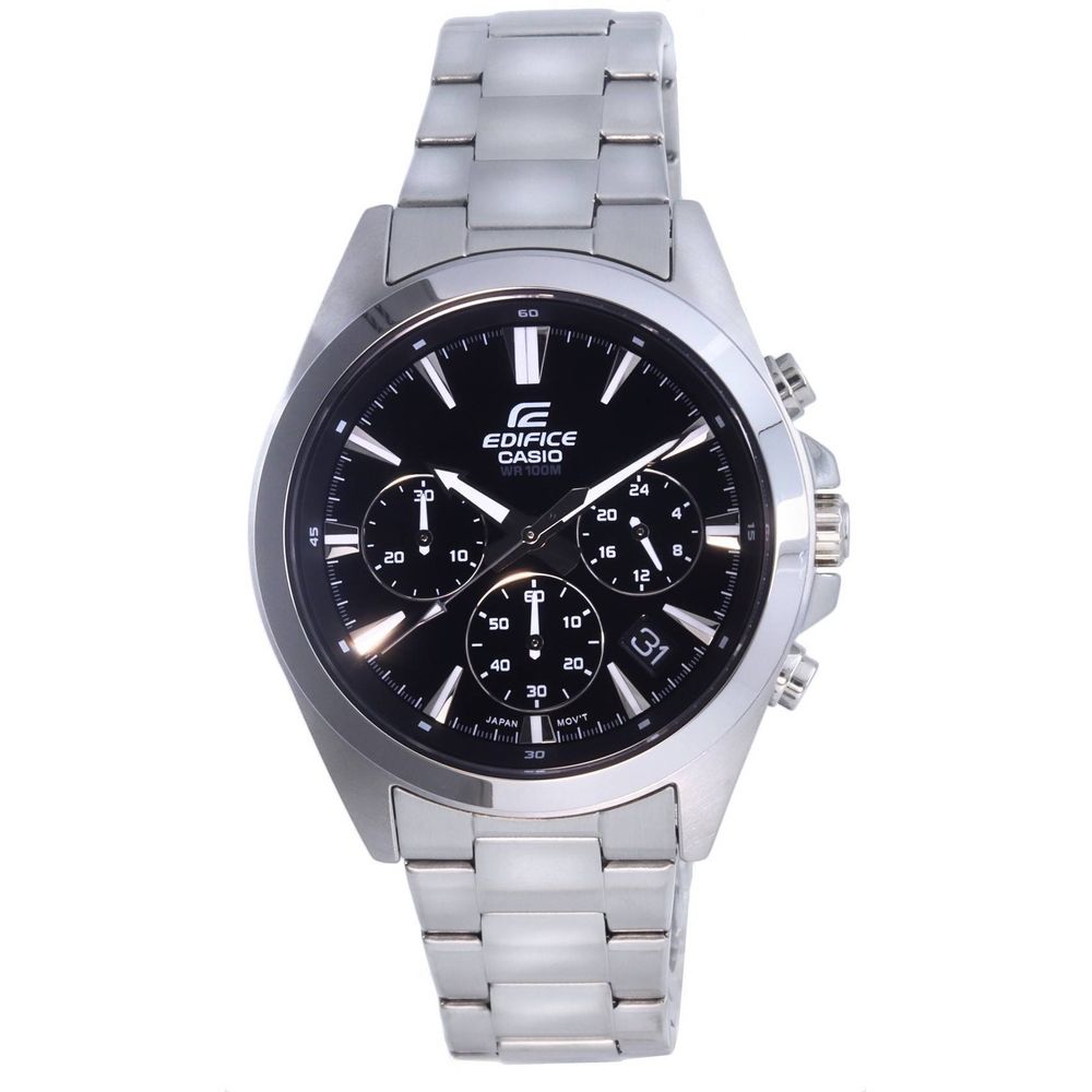 Casio Edifice Chronograph Analog Stainless Steel Quartz EFV-630D-1AV: Timeless Elegance for the Modern Gentleman