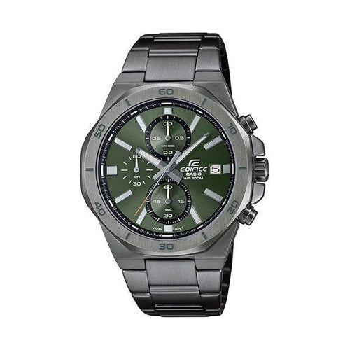 Load image into Gallery viewer, CASIO EDIFICE Mod. OCTAGONAL CHRONOGRAPH GUN METAL - GREEN MOSS-0
