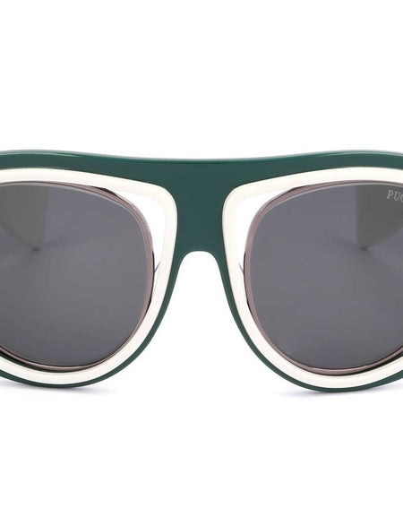 EMILIO PUCCI SUNGLASSES Mod. EP0059 SHINY DARK GREEN-1