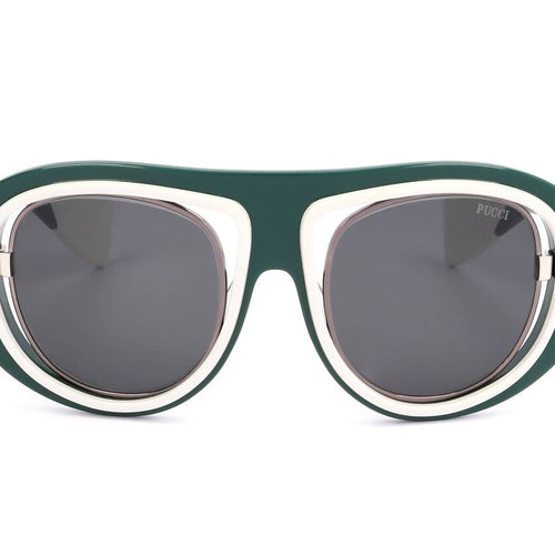 Load image into Gallery viewer, EMILIO PUCCI SUNGLASSES Mod. EP0059 SHINY DARK GREEN-1
