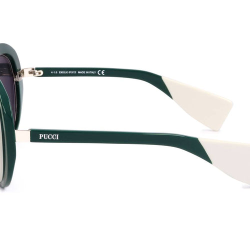 Load image into Gallery viewer, EMILIO PUCCI SUNGLASSES Mod. EP0059 SHINY DARK GREEN-2
