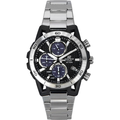 Load image into Gallery viewer, Casio Edifice Sospensione Analog Chronograph Stainless Steel Grey Dial Solar Powered Men&#39;s Watch
