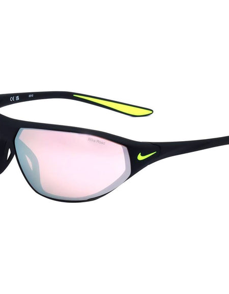 NIKE SUNGLASSES Mod. AERO SWIFT MATTE BLACK ROAD CHROME-0