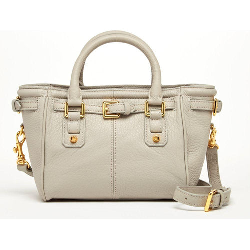 Load image into Gallery viewer, SUSU The Emma Leather Satchel Bag in Grayish Beige
