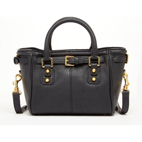 Load image into Gallery viewer, SUSU The Emma Leather Satchel Bag Black - A Symbol of Elegance and Versatility
