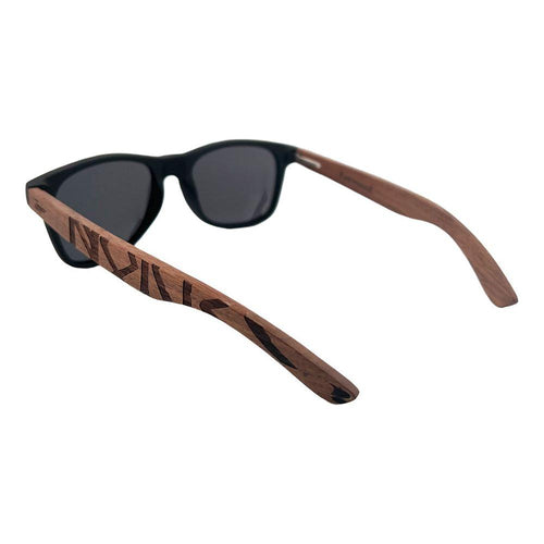 Load image into Gallery viewer, Eyewood | Engraved wooden sunglasses - Viking Runes - Suomi
