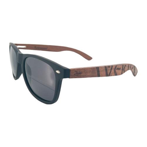 Load image into Gallery viewer, Eyewood | Engraved wooden sunglasses - Viking Runes - Norway
