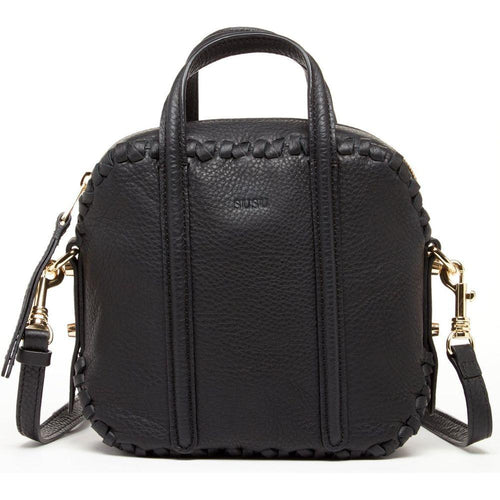 Load image into Gallery viewer, SUSU The Evelyn Black Leather Crossbody Bag - Elegance Redefined
