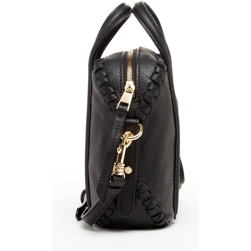 SUSU The Evelyn Black Leather Crossbody Bag - Elegance Redefined