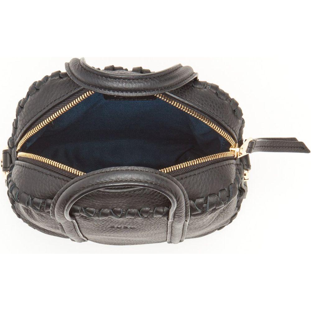 SUSU The Evelyn Black Leather Crossbody Bag - Elegance Redefined