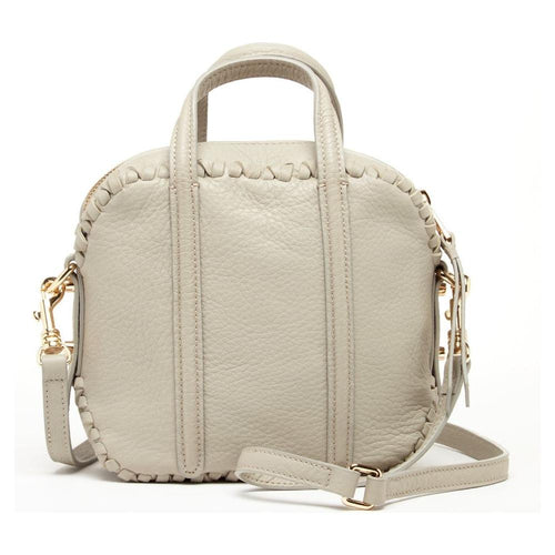 Load image into Gallery viewer, SUSU The Evelyn Gray Leather Crossbody Bag
