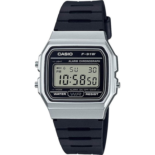 Load image into Gallery viewer, CASIO VINTAGE Mod. F-91 BIO RESIN STRAP - SILVER-0
