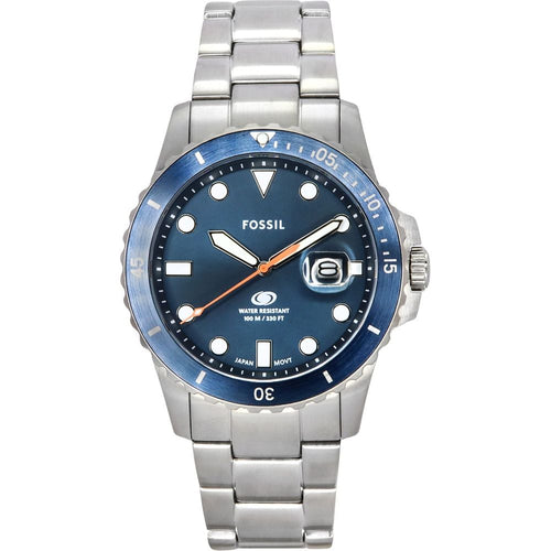 Load image into Gallery viewer, Fossil Blue Dive Stainless Steel Blue Dial Quartz FS6050 Men&#39;s Watch
