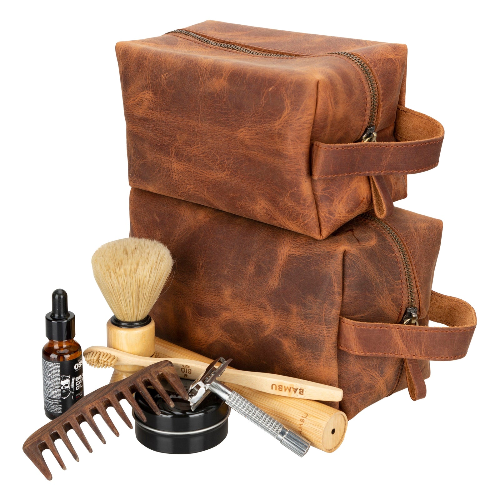 Eve Leather Dopp Kit, X Large-5