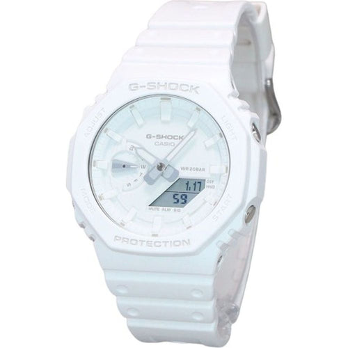 Load image into Gallery viewer, Casio G-Shock Tone-on-Tone Analog Digital Resin Strap White Dial Quartz GA-2100-7A7 Men&#39;s Watch
