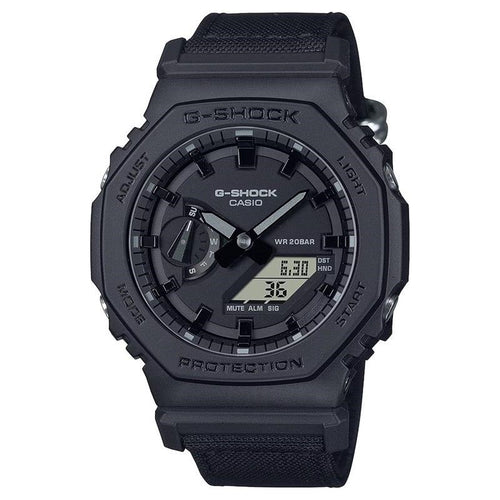 Load image into Gallery viewer, CASIO G-SHOCK Mod. OAK - UTILITY BLACK SERIE - BLACK CORDURA ECO FABRIC STRAP-0
