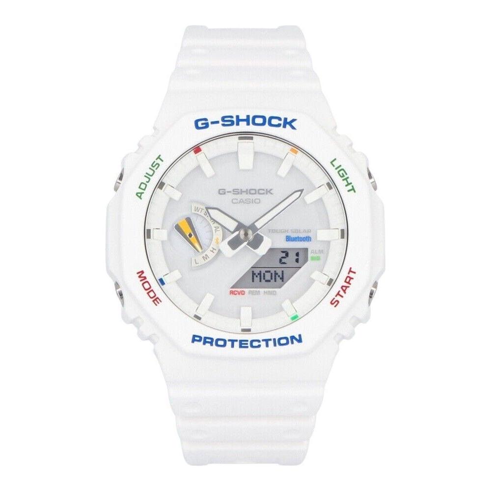 Casio G-Shock Analog Digital Resin Strap White Dial Tough Solar GA-B2100FC-7A Men's Watch