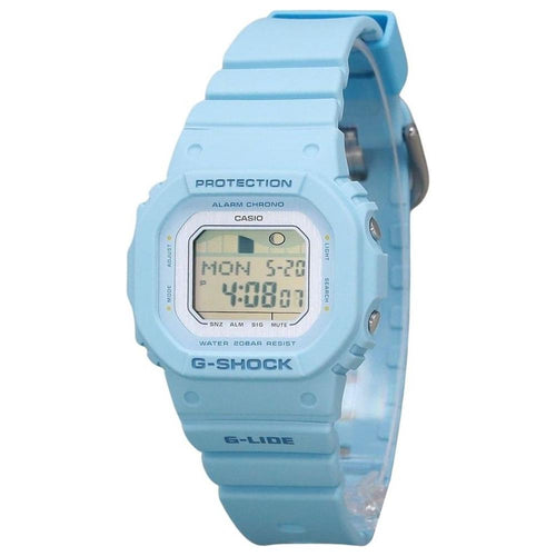 Load image into Gallery viewer, Casio G-Shock G-Lide Digital Light Blue Bio Based Resin Strap Quartz GLX-S5600-2 Women&#39;s Watch
