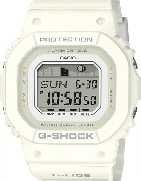 CASIO G-SHOCK Mod. G-LIDE White - SURF TIDE GRAPHS-0