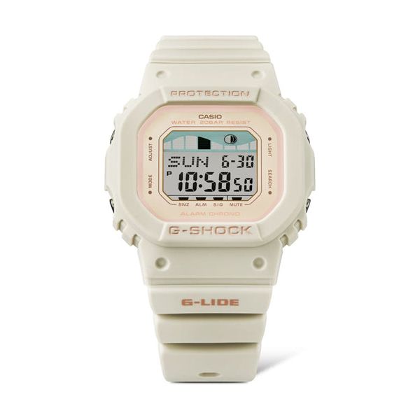 CASIO G-SHOCK Mod. G-LIDE White - SURF TIDE GRAPHS-2