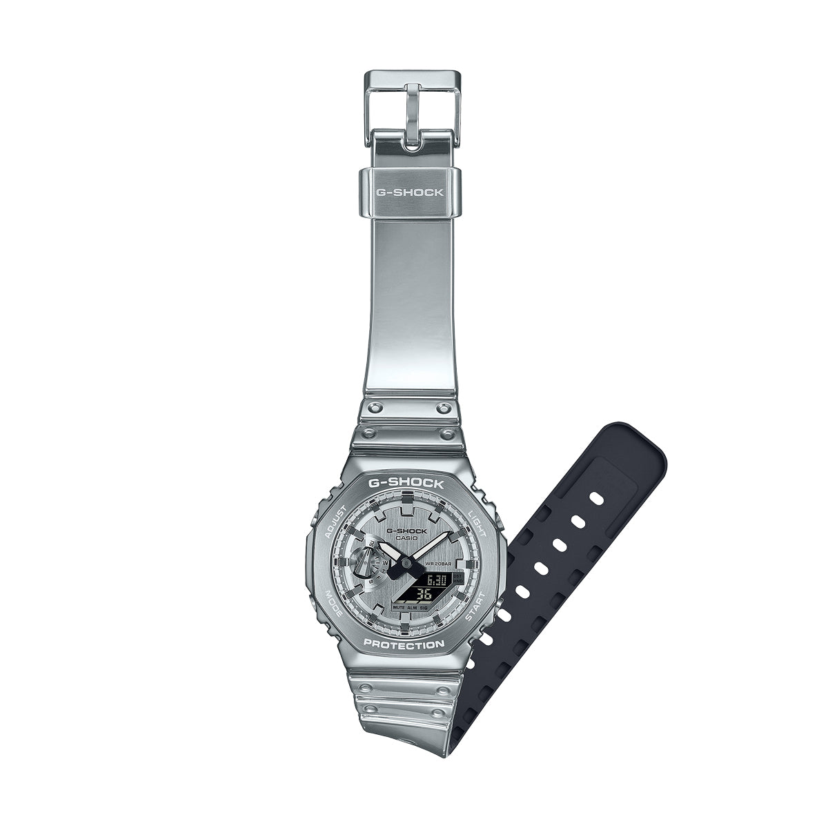 CASIO G-SHOCK Mod. G-STEEL - FINE METALLIC SERIES - SILVER-2