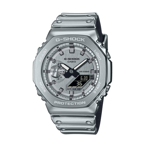Load image into Gallery viewer, CASIO G-SHOCK Mod. G-STEEL - FINE METALLIC SERIES - SILVER-0
