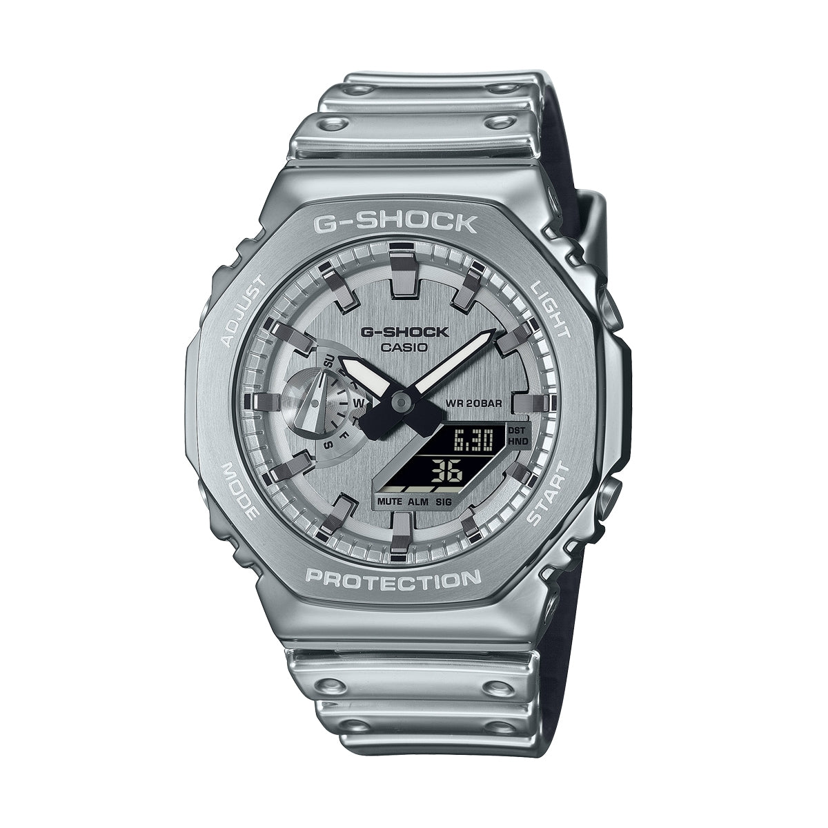 CASIO G-SHOCK Mod. G-STEEL - FINE METALLIC SERIES - SILVER-0