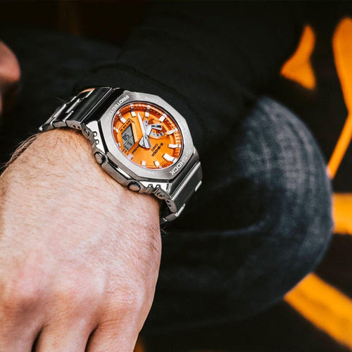 Load image into Gallery viewer, CASIO G-SHOCK Mod. OAK G-STEEL VIVID ORANGE-1
