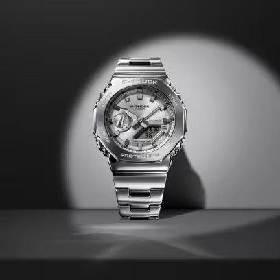 Load image into Gallery viewer, CASIO G-SHOCK Mod. OAK G-STEEL CLASSIC SILVER-1
