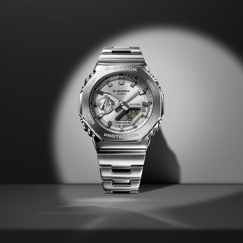 Load image into Gallery viewer, CASIO G-SHOCK Mod. OAK G-STEEL CLASSIC SILVER-10
