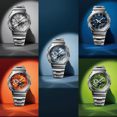 Load image into Gallery viewer, CASIO G-SHOCK Mod. OAK G-STEEL CLASSIC SILVER-11
