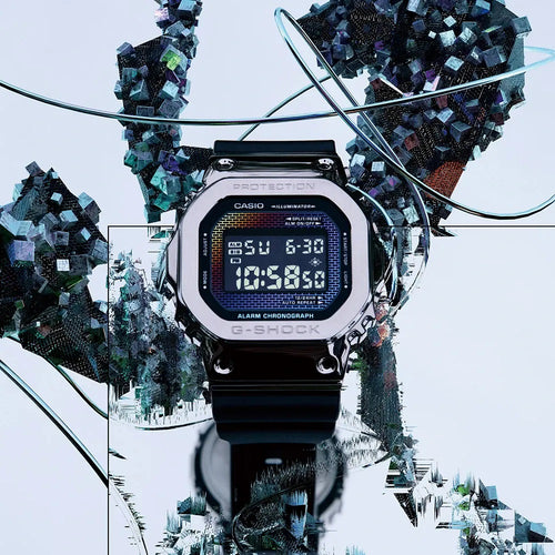 Load image into Gallery viewer, CASIO G-SHOCK Mod. THE ORIGIN METAL COVERED -  RAINBOW BRICK WALL SERIE-4
