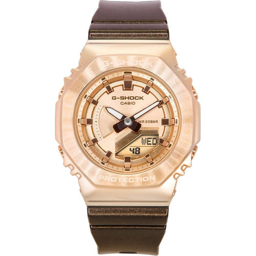 Load image into Gallery viewer, Casio G-Shock Analog Digital Bio-Based Resin Strap Rose Gold Dial Quartz GM-S2100CB-5A Women&#39;s Watch
