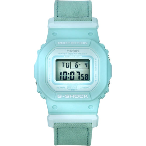 Load image into Gallery viewer, Casio G-Shock Digital Organic Blue Cloth Strap Bio-Based Resin Quartz Women&#39;s Watch
