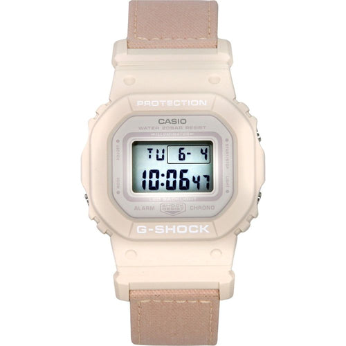 Load image into Gallery viewer, Casio G-Shock Digital Organic Pink Cloth Strap Bio-Based Resin Quartz GMD-S5600CT-4 Women&#39;s Watch
